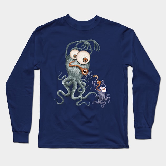 Monster Long Sleeve T-Shirt by ruta13art